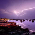 Porto Cesareo, temporale estivo - fulmini
