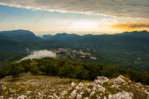 Foto di paesaggio dei Monti Picentini (Acerno)
