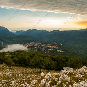 Foto di paesaggio dei Monti Picentini (Acerno)