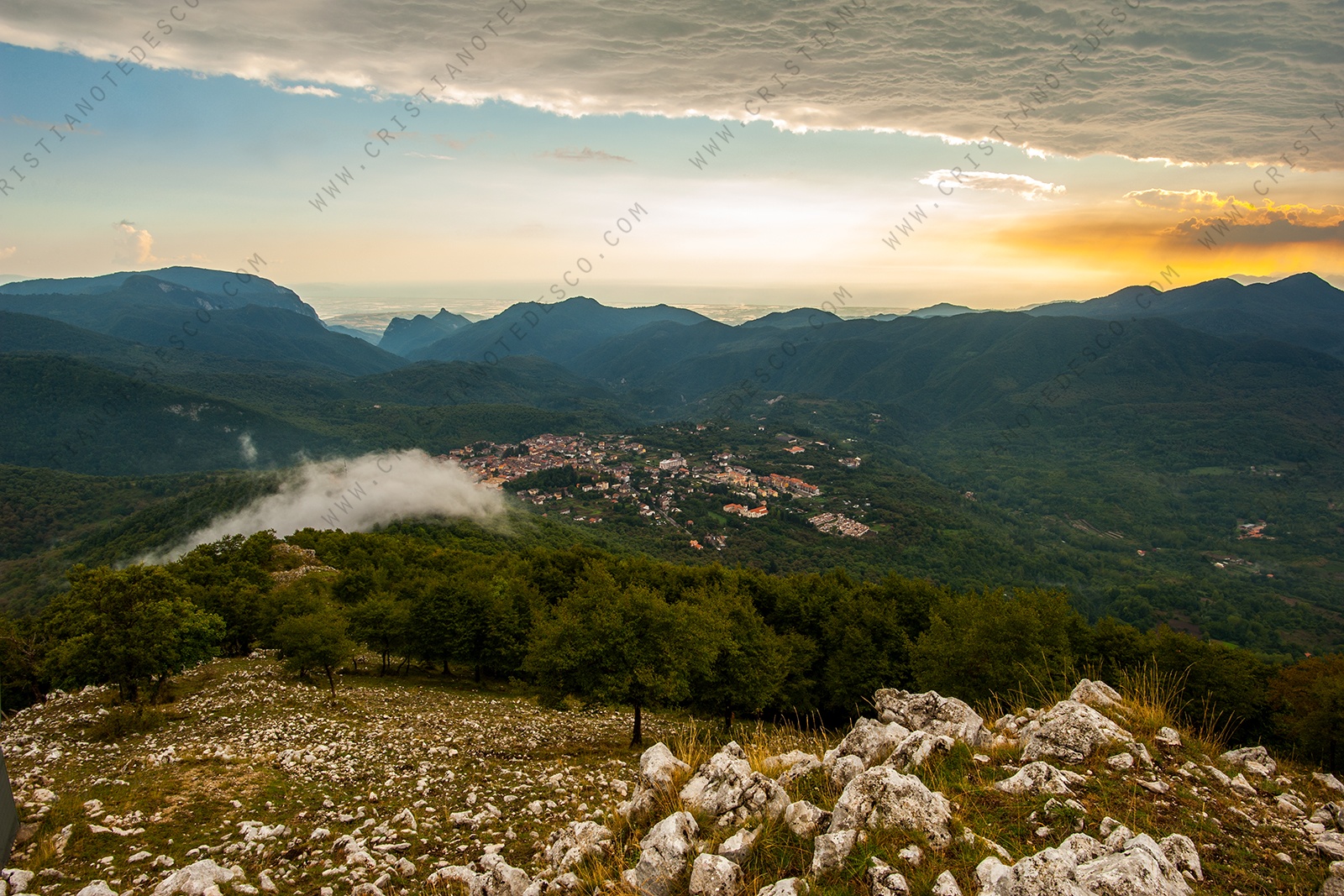 Foto di paesaggio dei Monti Picentini (Acerno)